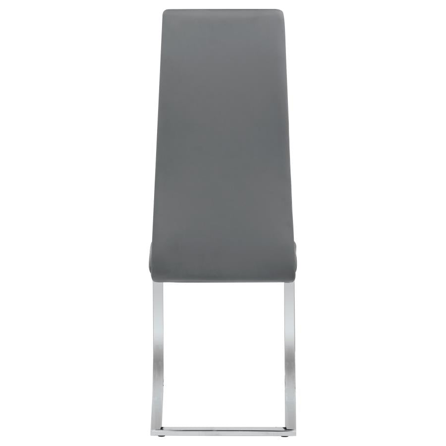 Montclair Upholstered Dining Side Chair Grey (Set of 4)