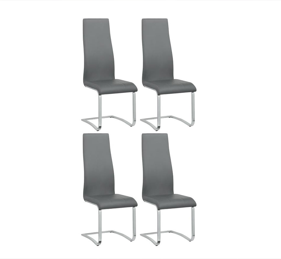 Montclair Upholstered Dining Side Chair Grey (Set of 4)