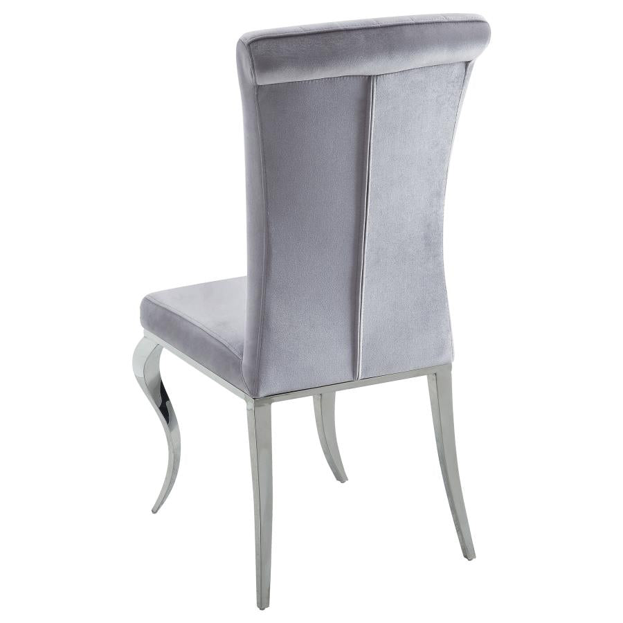 Coaster Velvet Upholstered Dining Chair (Set of 4)