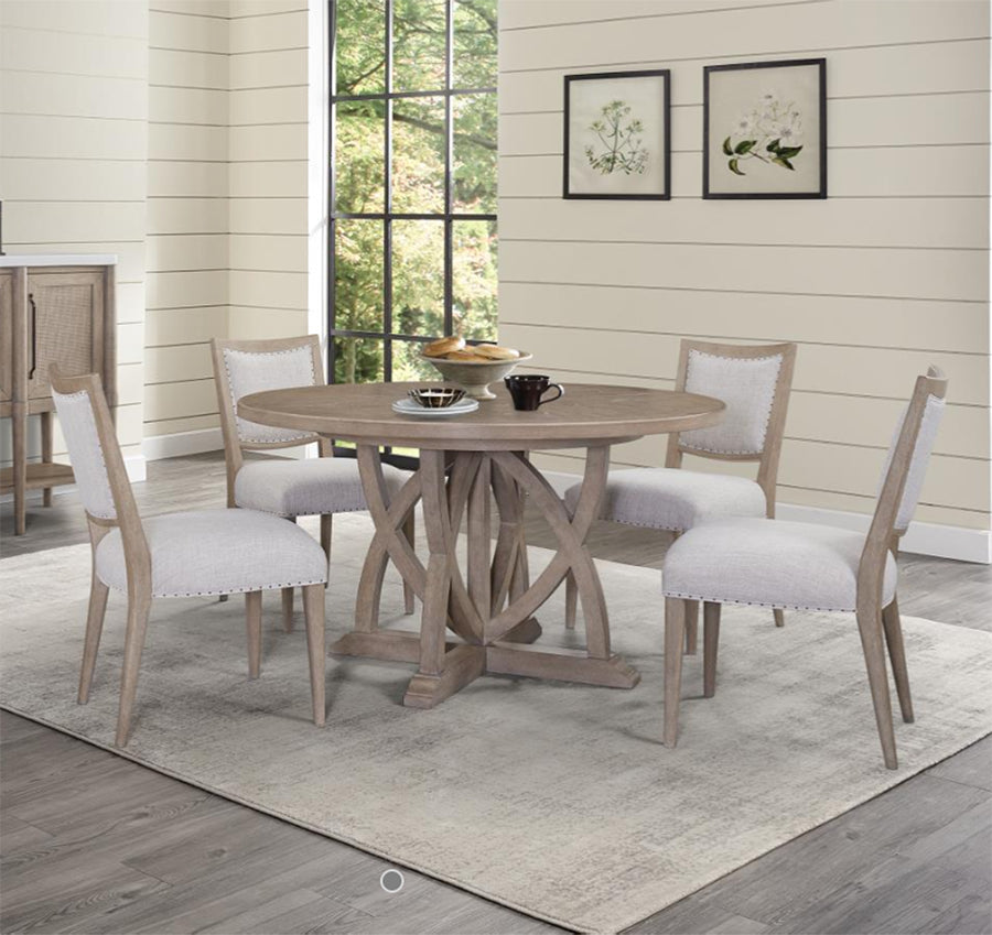 Bernards-Citrus Heights Round Dining Table Set