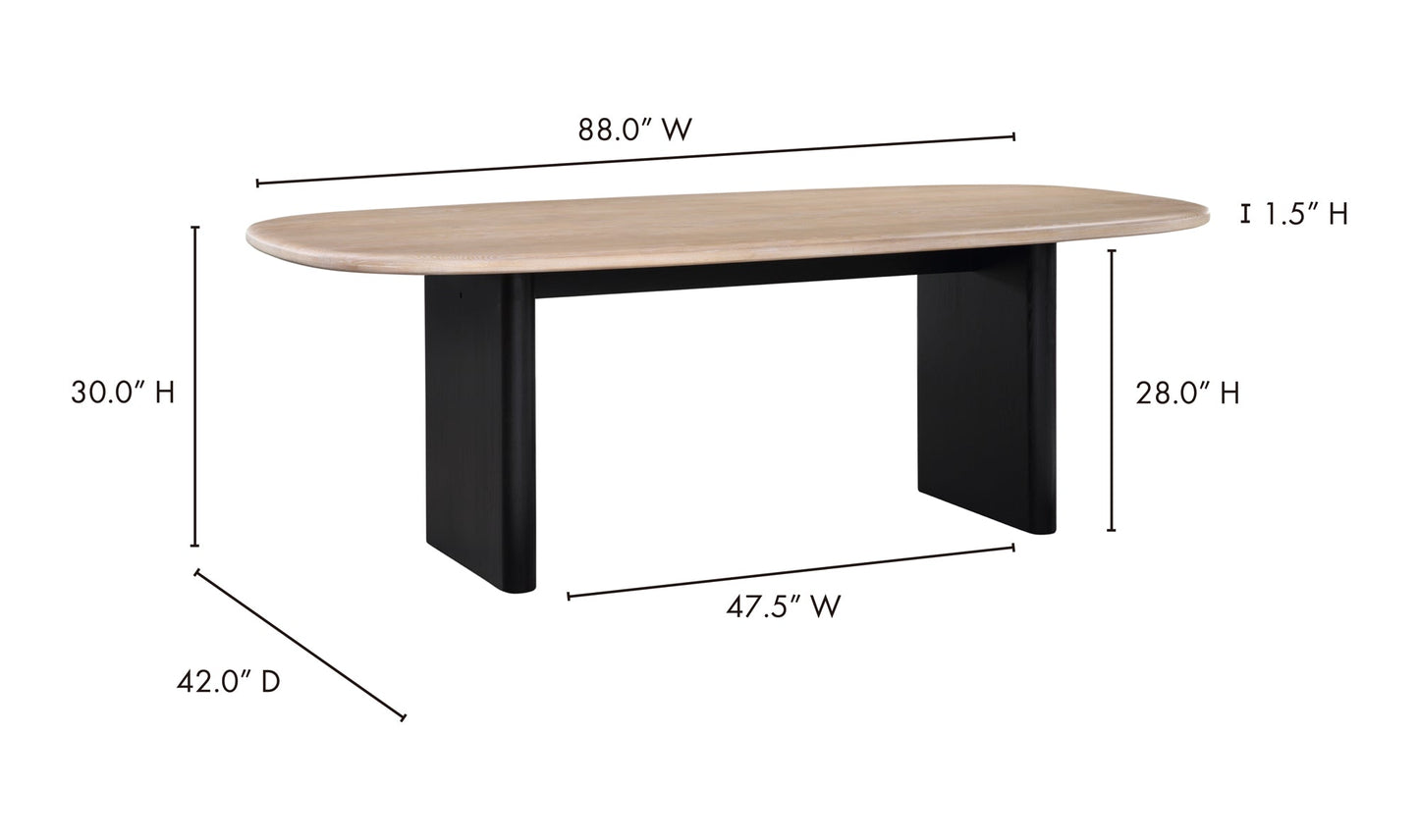 Moe's- Sakurai Dining Table Natural- BC-1081-24-0