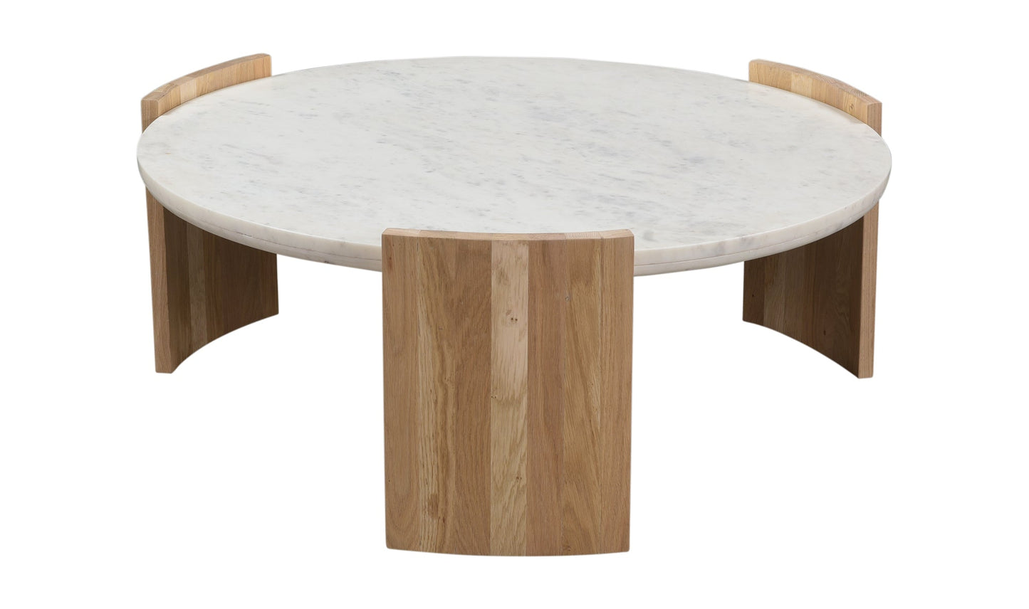 Moe's-Dala Marble Coffee Table White