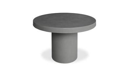 Moe's- Cassius Round Outdoor Dining Table Dark Grey- BQ-1002-25-0