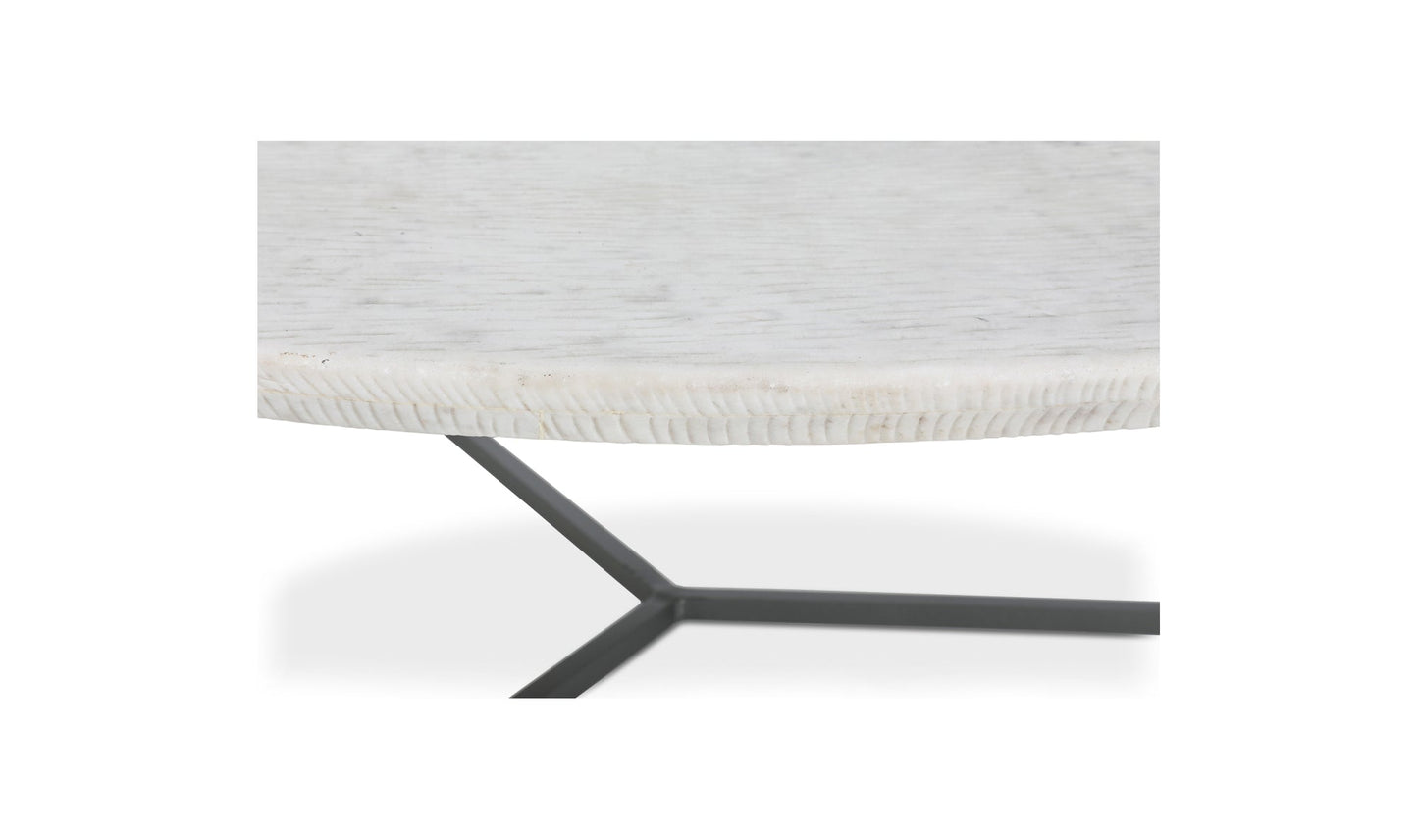 Moe's-Chloe Marble Coffee Table White