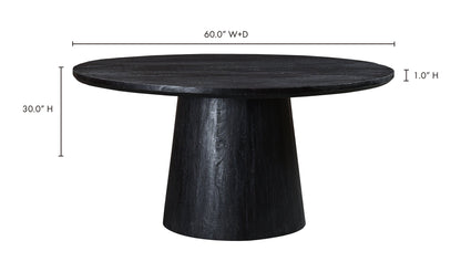 Moe's- Cember Dining Table Black- KY-1020-02-0