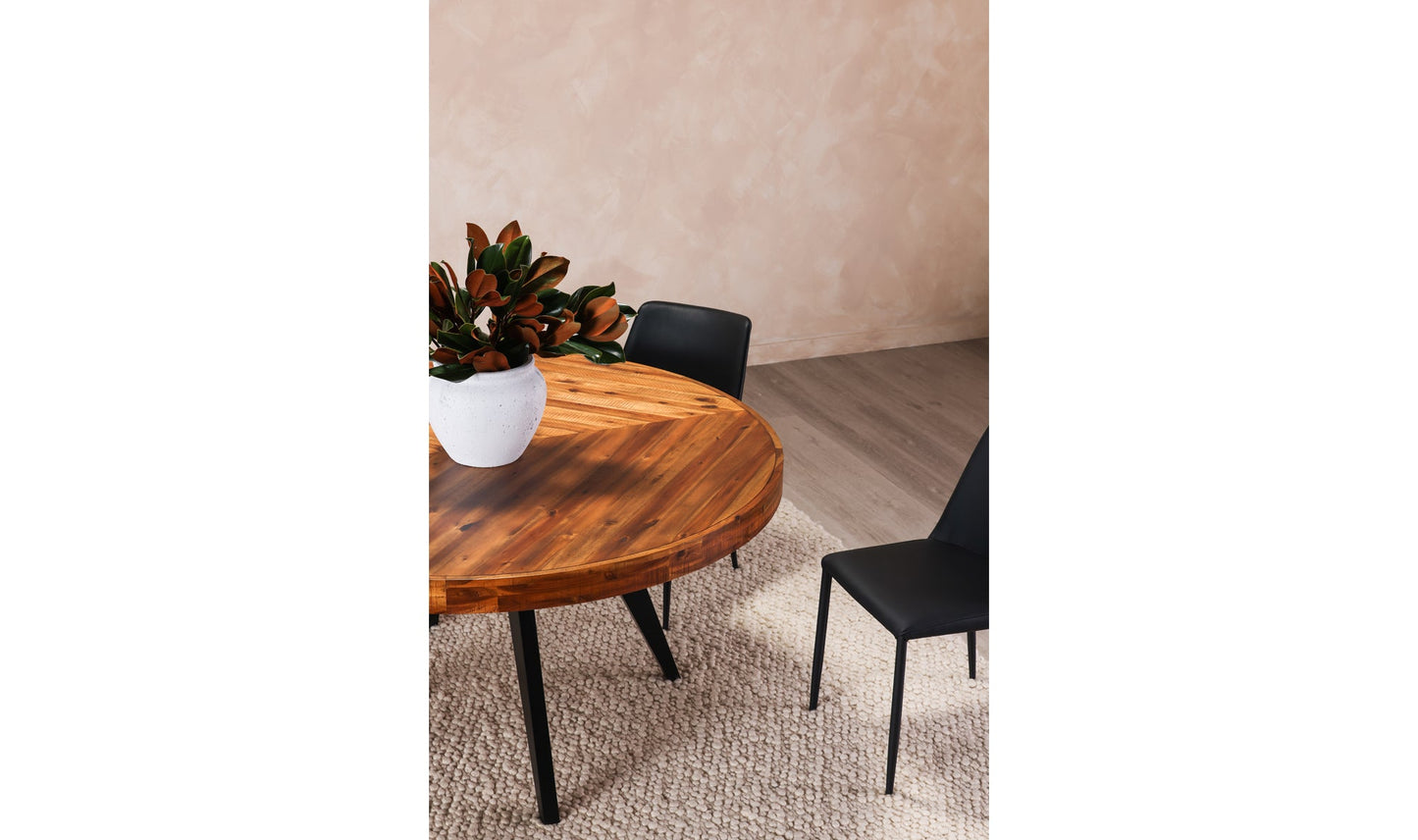 Moe's- Parq 60in Round Dining Table Amber-  TL-1029-14