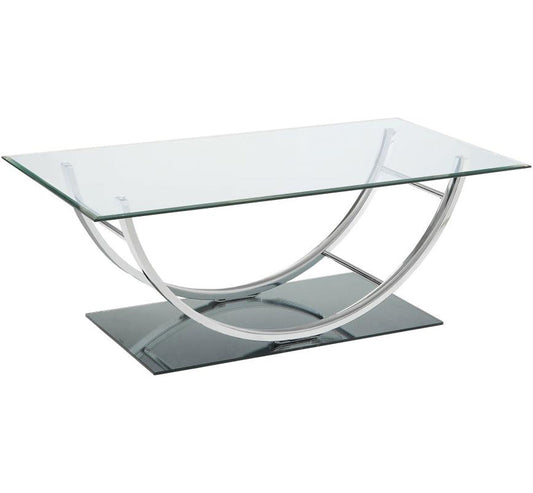 Coaster Rectangular Glass Top Coffee Table