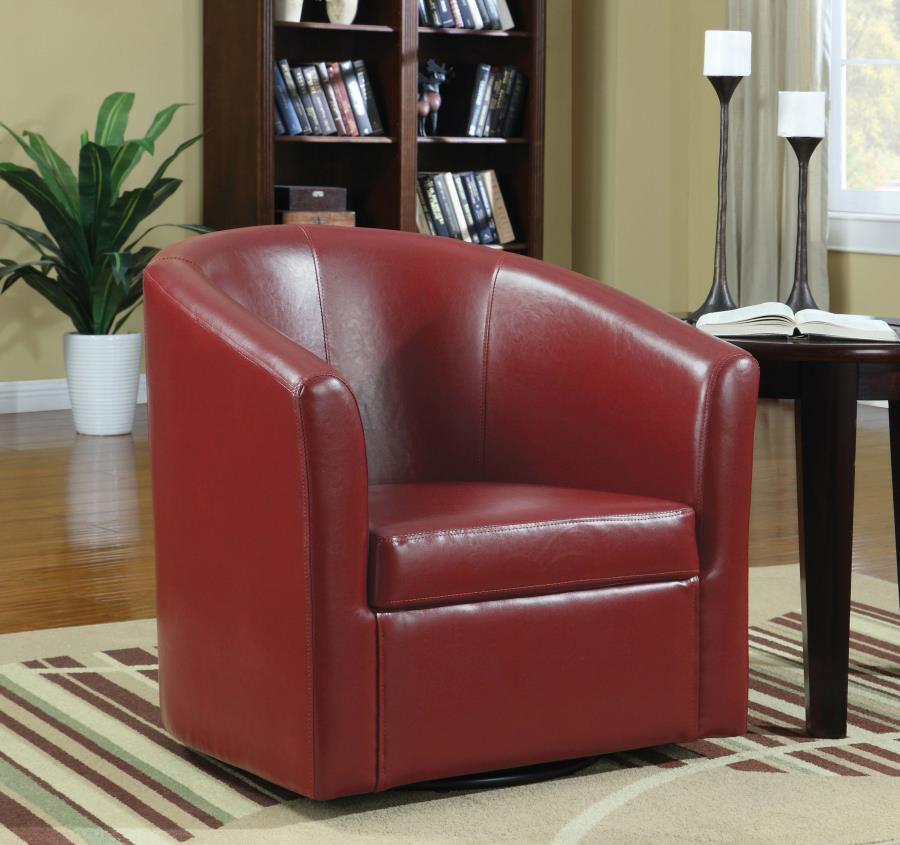 Turner Upholstered Barrel Back Swivel Chair