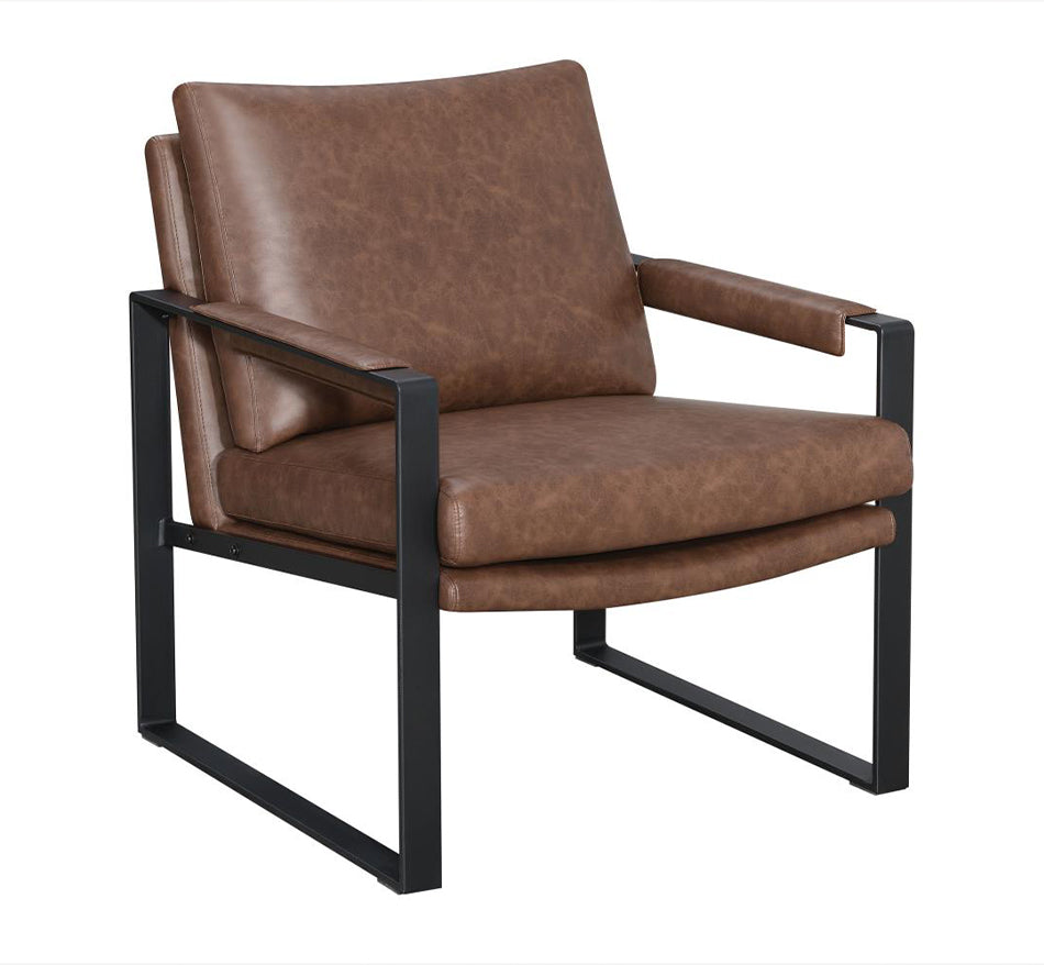 Coaster Upholstered Track Arm Accent Chair