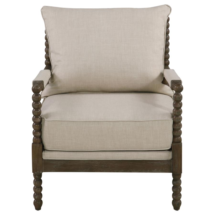 Coaster Upholstered Bobbin Accent Chair