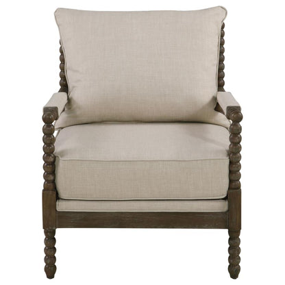 Coaster Upholstered Bobbin Accent Chair