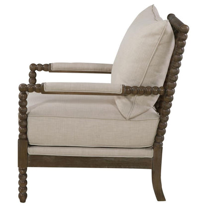 Coaster Upholstered Bobbin Accent Chair