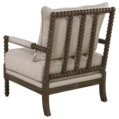 Coaster Upholstered Bobbin Accent Chair