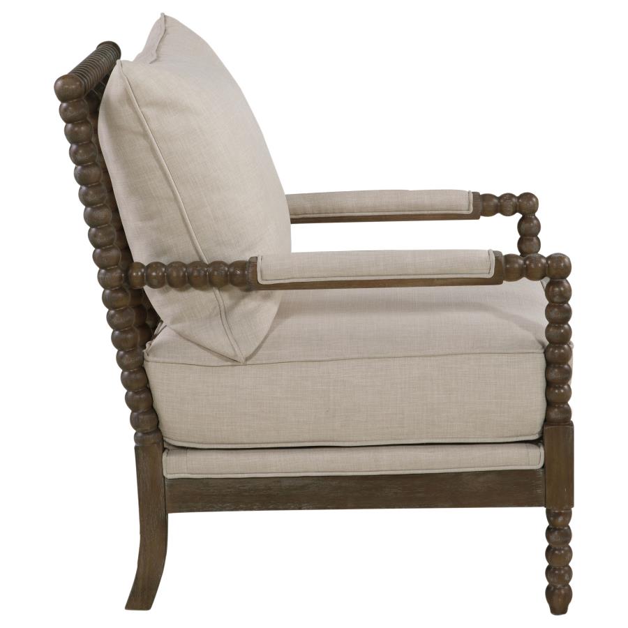 Coaster Upholstered Bobbin Accent Chair