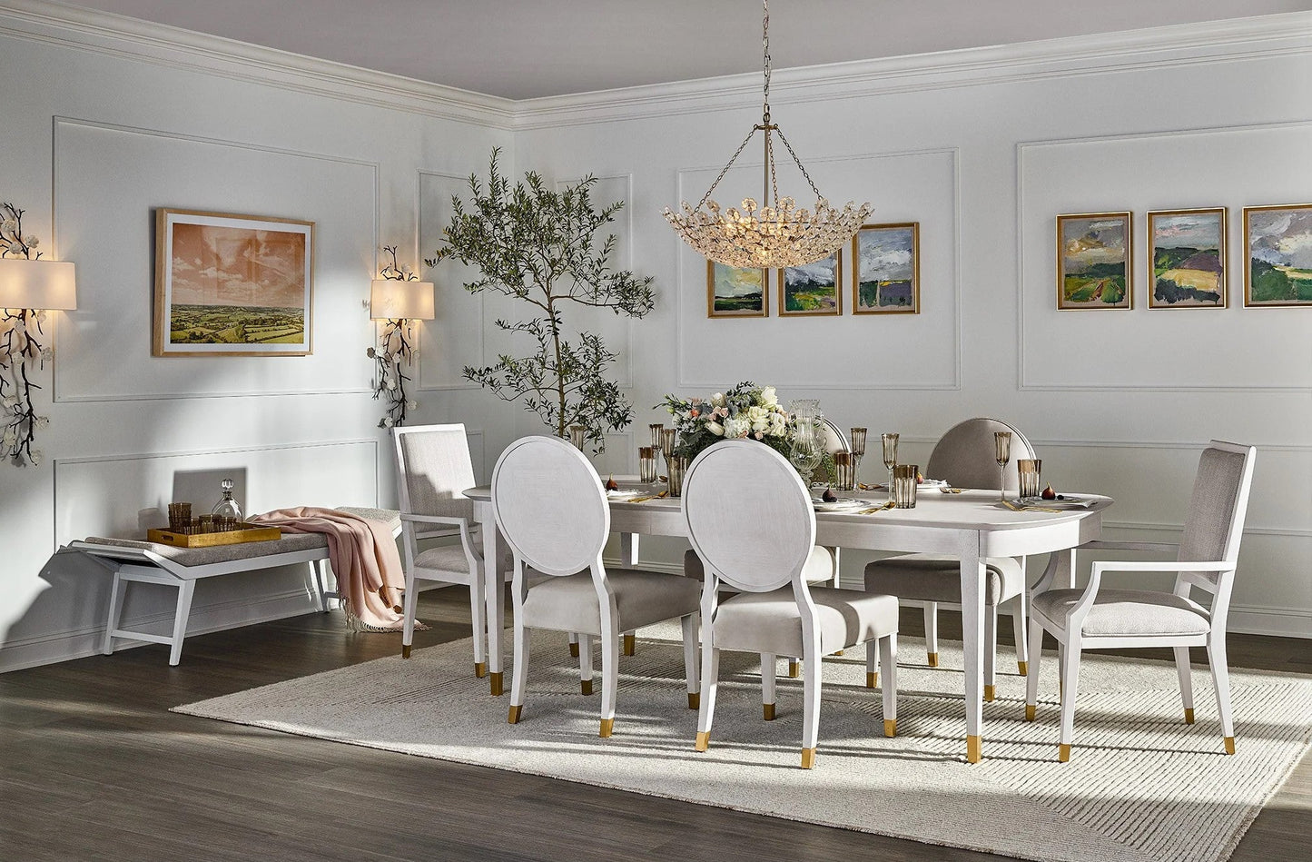 Universal Furniture- Love. Joy. Bliss. Miranda Kerr Home Marion Dining Table 956A653