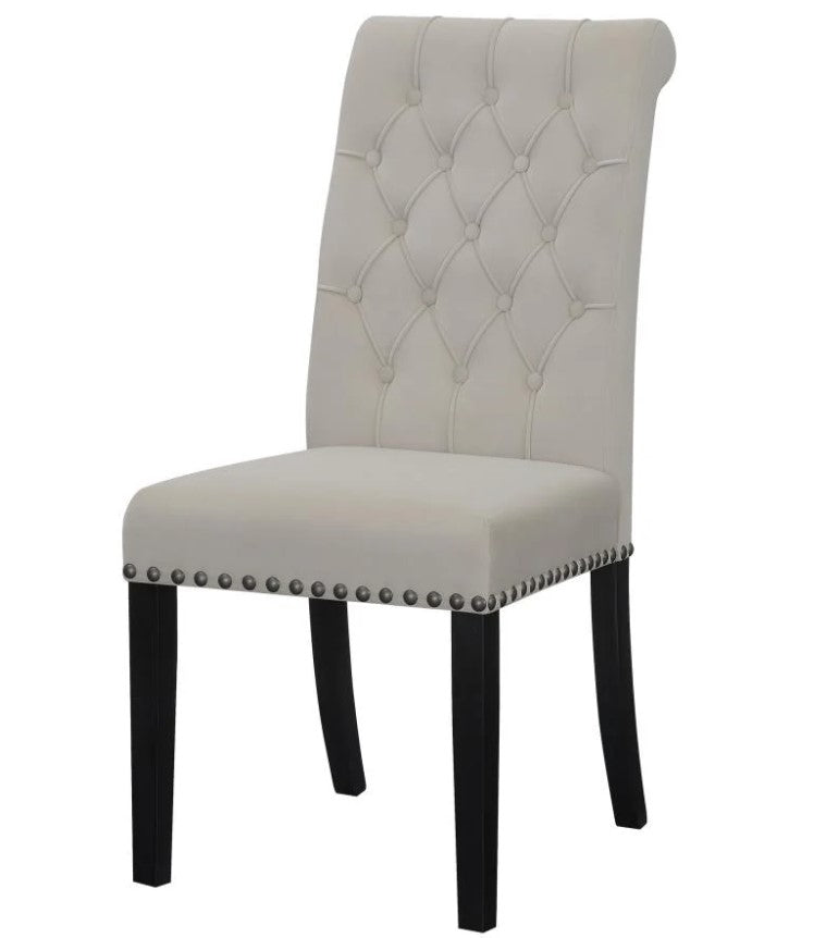 Alana Velvet Upholstered Dining Side Chair (Set of 2)