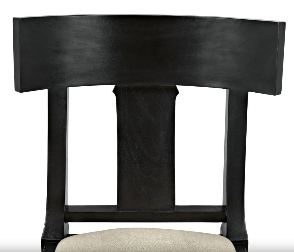 Noir -Athena Side Chair Pale