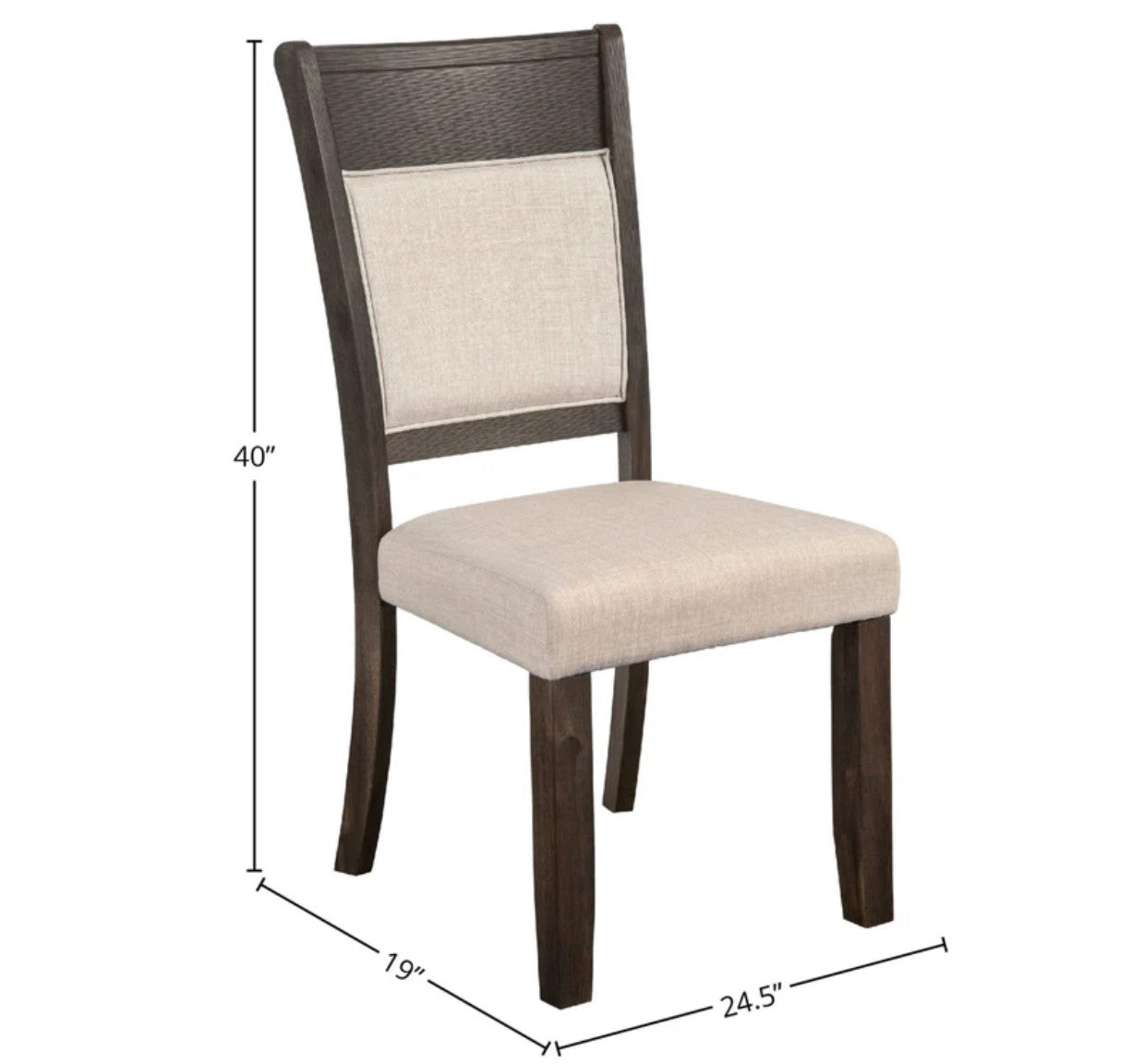 Alpine-Brayden Side Chair Set of 2