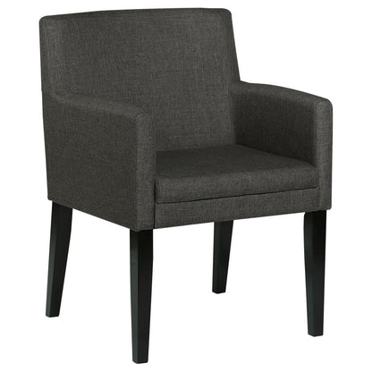 Coaster- Catherine Upholstered Dining Arm Chair Grey (Set Of 2)