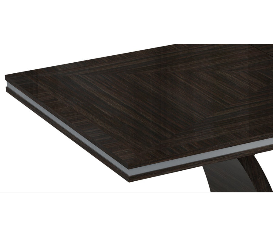 Global United D832 -7-Piece Wenge Dining Table Set For 6
