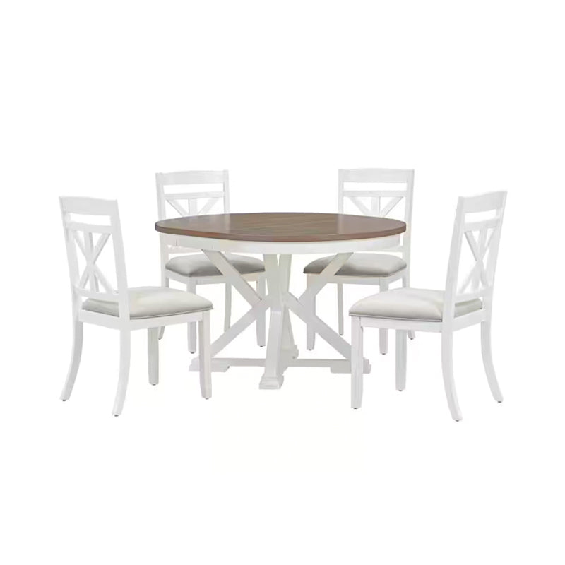 Round Dining Table Set for 4