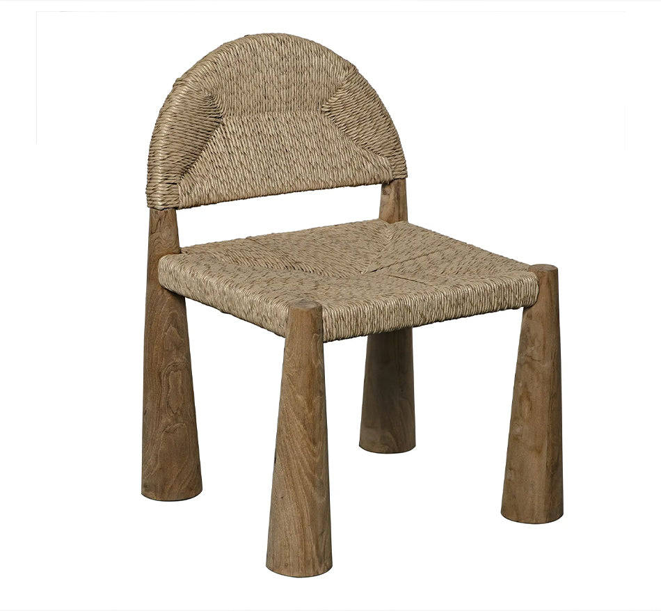 Noir -Laredo Chair W/Synthetic Woven