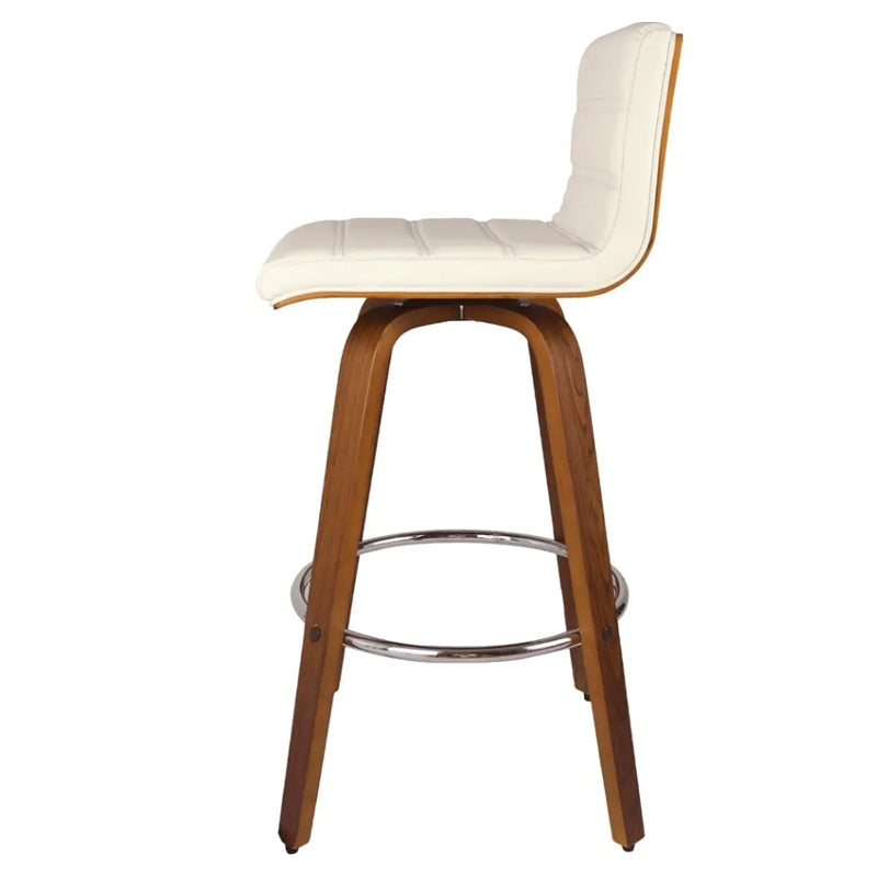 26 Inch Swivel Bar Stool with Back Set of 4