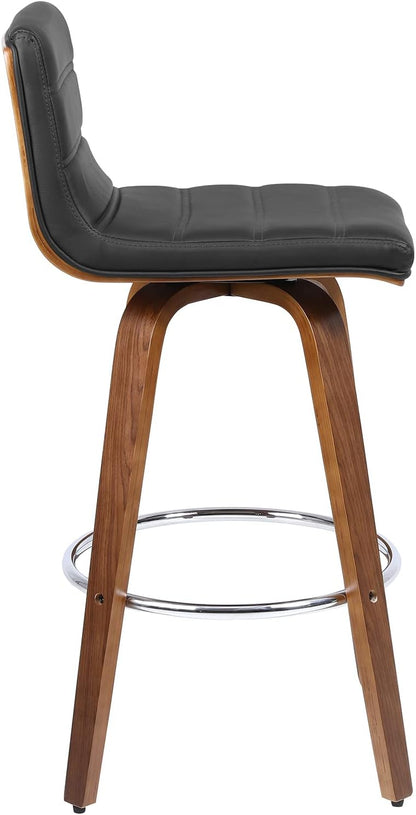 26 Inch Swivel Bar Stool with Back Set of 4