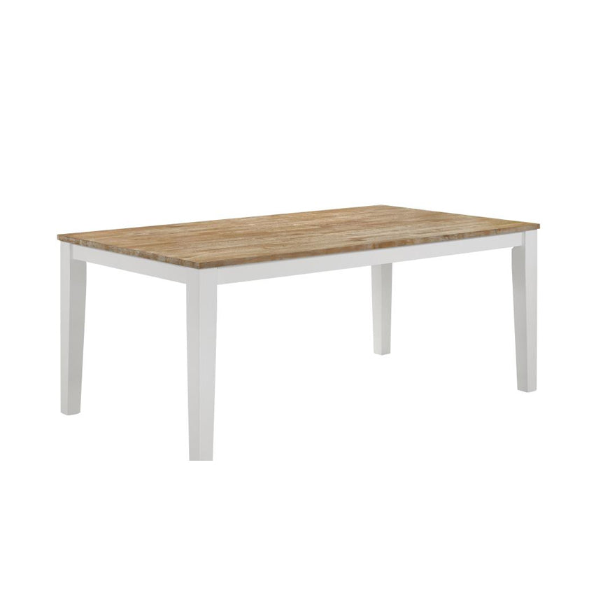 Coaster-Hollis Rectangular Solid Wood Dining Table
