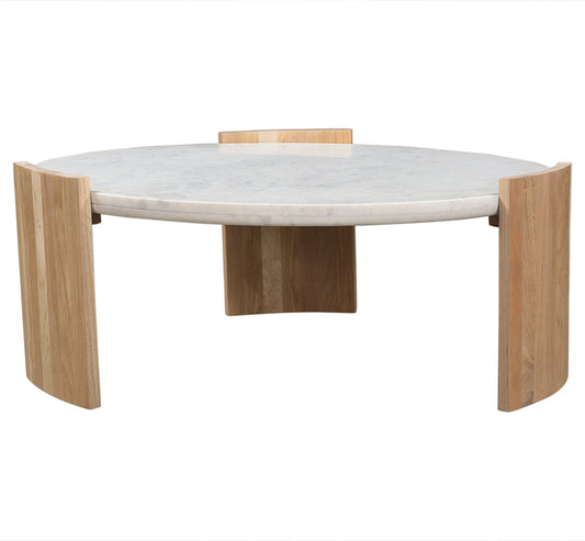 Moe's-Dala Marble Coffee Table White