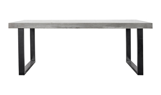 Moe's- Jedrik Outdoor Dining Table Large Dark Grey-  BQ-1018-25-0