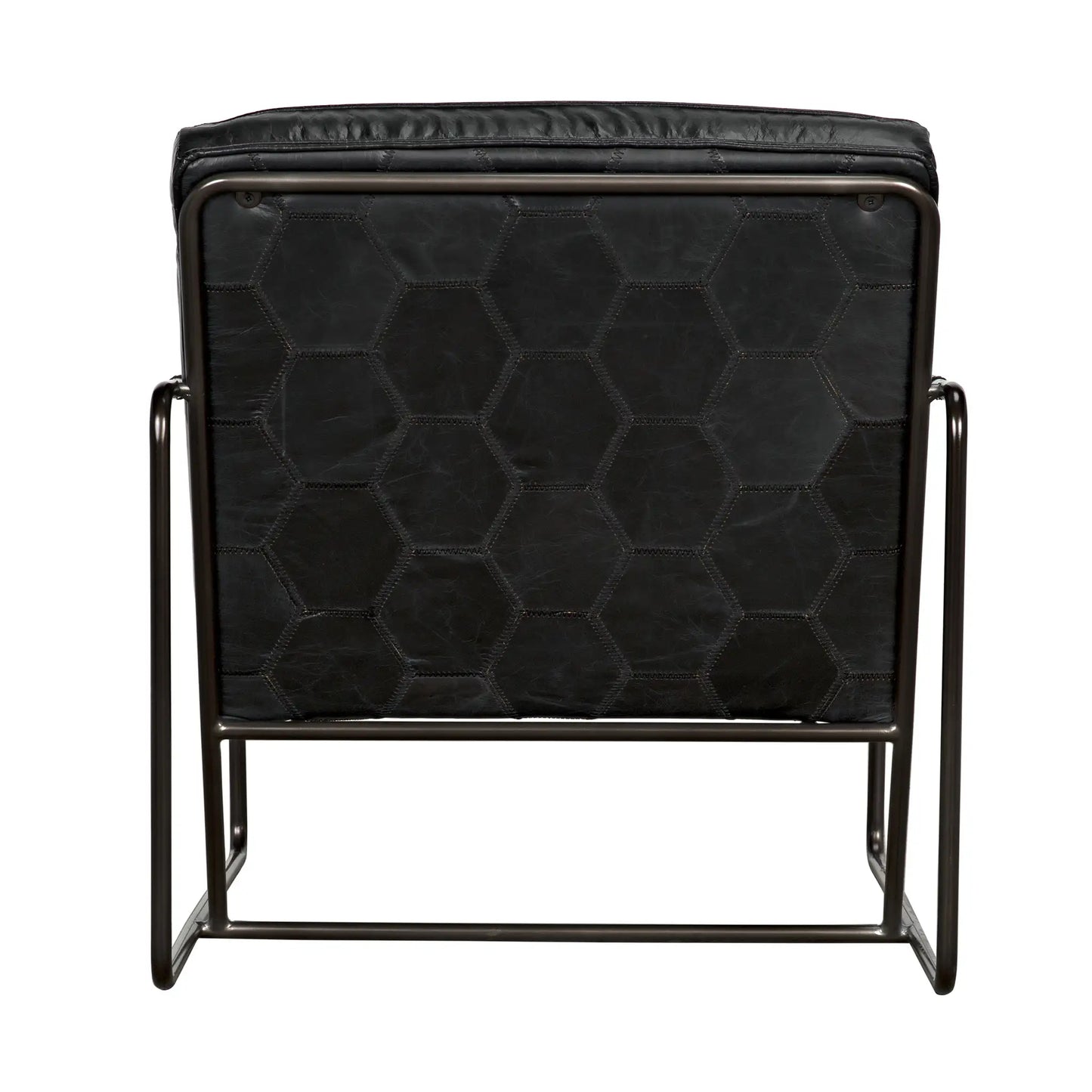 Noir -Demeter Chair, Metal and Leather