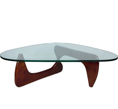 LeisureMod Glass Coffee Table