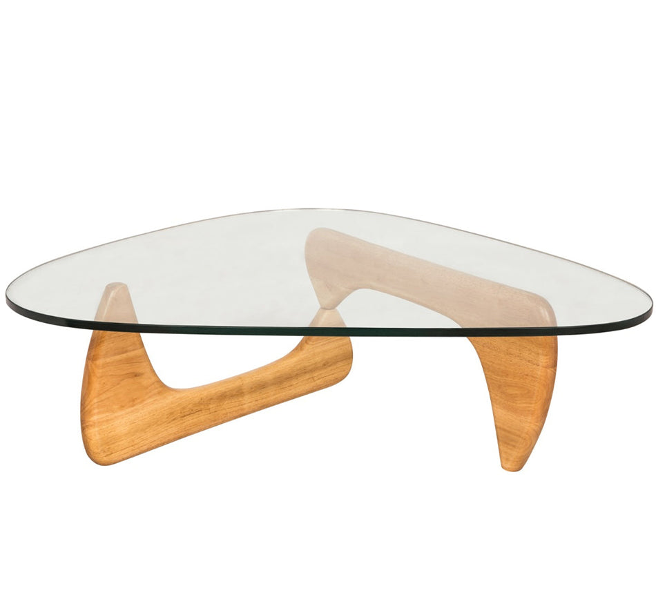 LeisureMod Glass Coffee Table