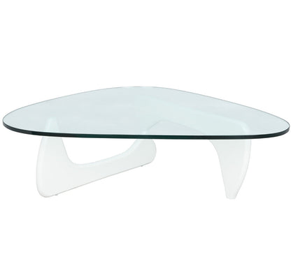 LeisureMod Glass Coffee Table