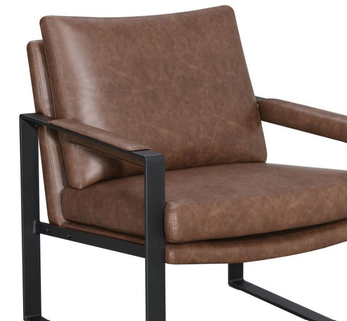 Coaster Upholstered Track Arm Accent Chair