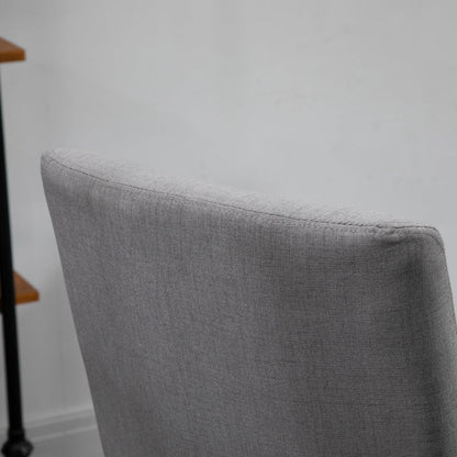 Comfortable Swivel Barstools: Set of 2 Armless Upholstered Stools