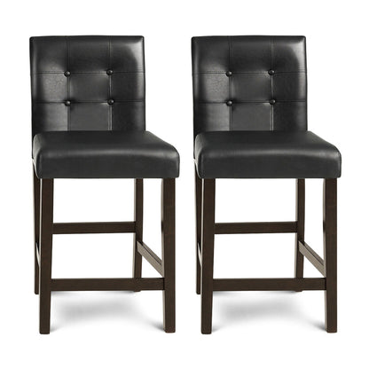 PVC Leather Counter Height Bar Stools