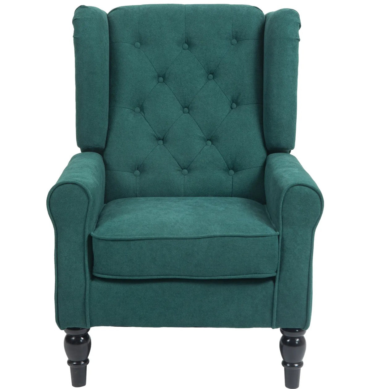 Button-Tufted Accent Chair