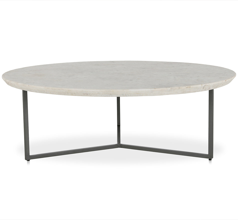 Moe's-Chloe Marble Coffee Table White