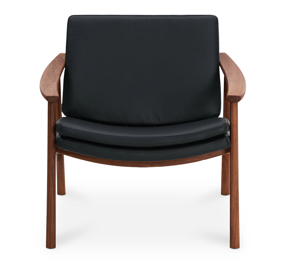 Moe's- Harlowe Leather Lounge Chair