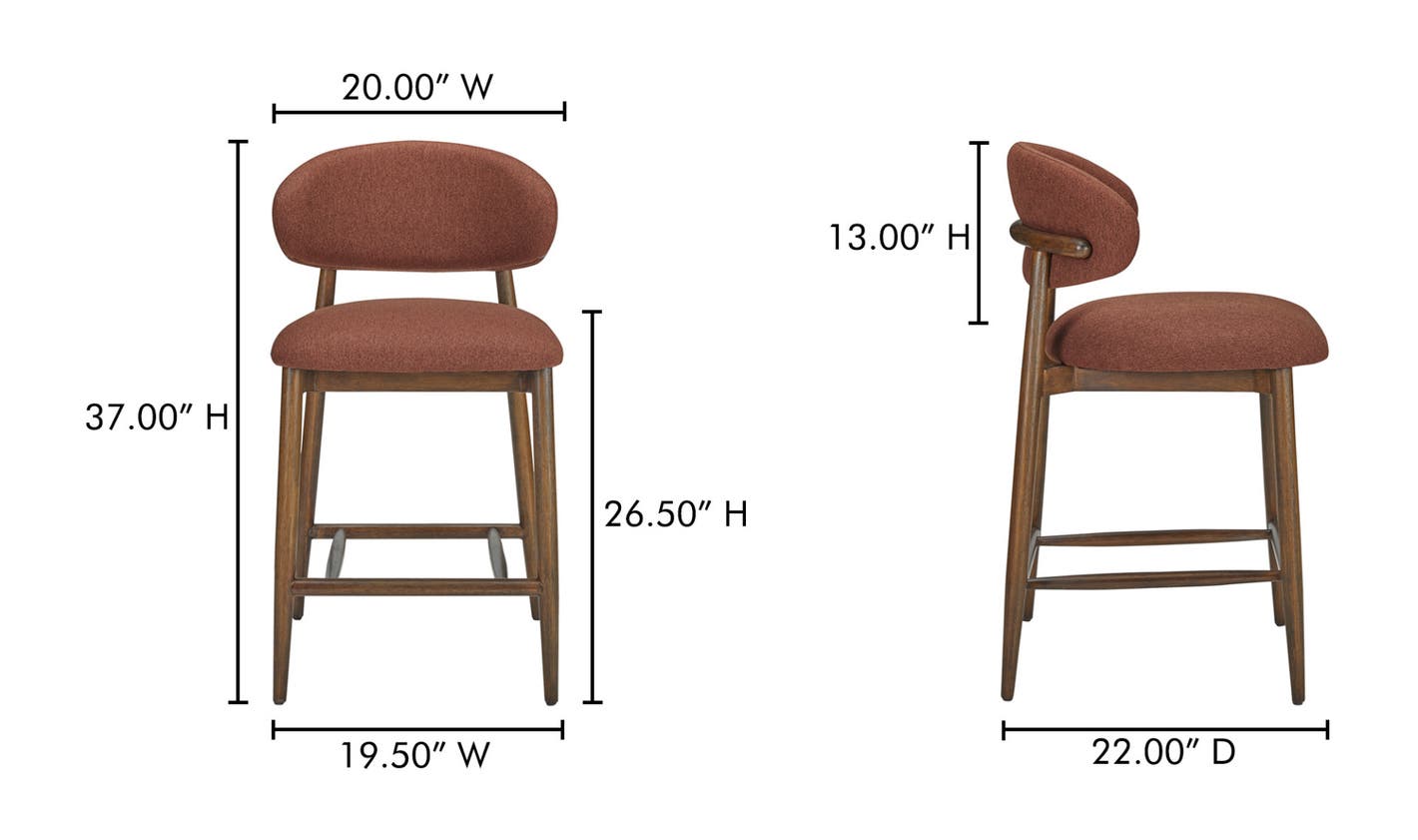 Moe's - Ellie Counter Stool