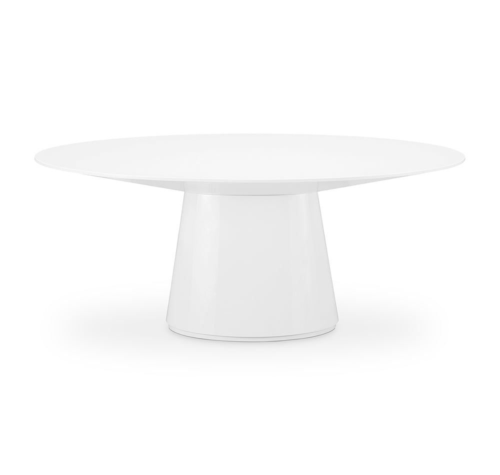 Moe's- Otago Oval Dining Table White- KC-1007-18-0